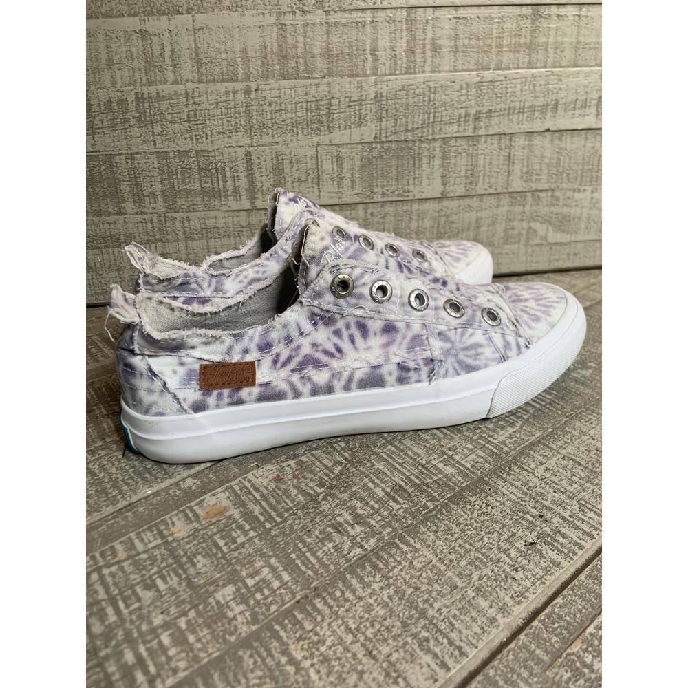 Blowfish Malibu Play Purple Tie Dye Slip On Sneakers Size Women's Size 7.5 Shoes